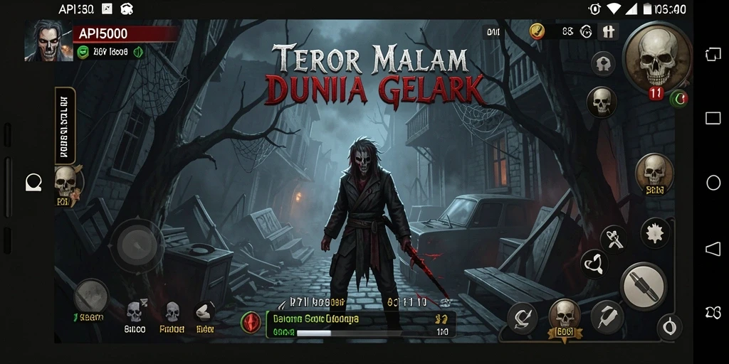 Gameplay menegangkan dari API5000 dengan suasana Horror yang intens.