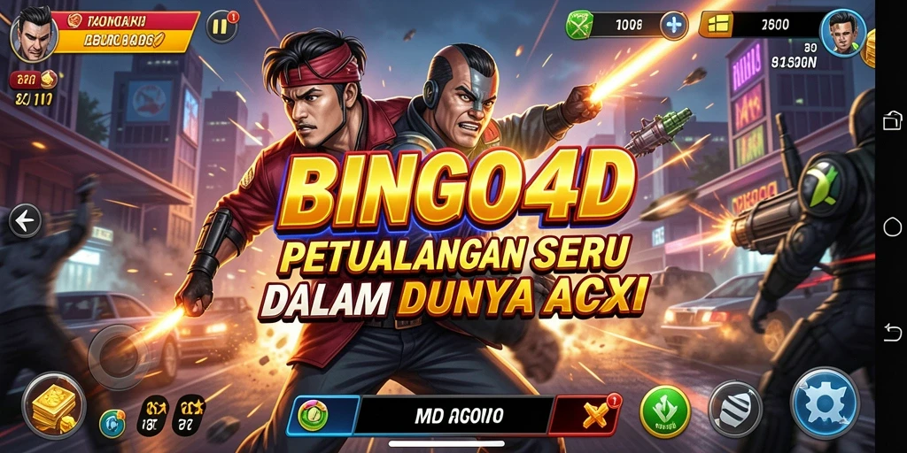 Tampilan gameplay seru dalam BINGO4D yang menegangkan.