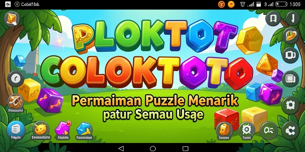Gameplay COLOKTOTO menunjukkan tantangan puzzle yang seru dan interaktif.