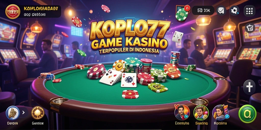 Tampilan menarik dan gameplay seru dalam KOPLO77.