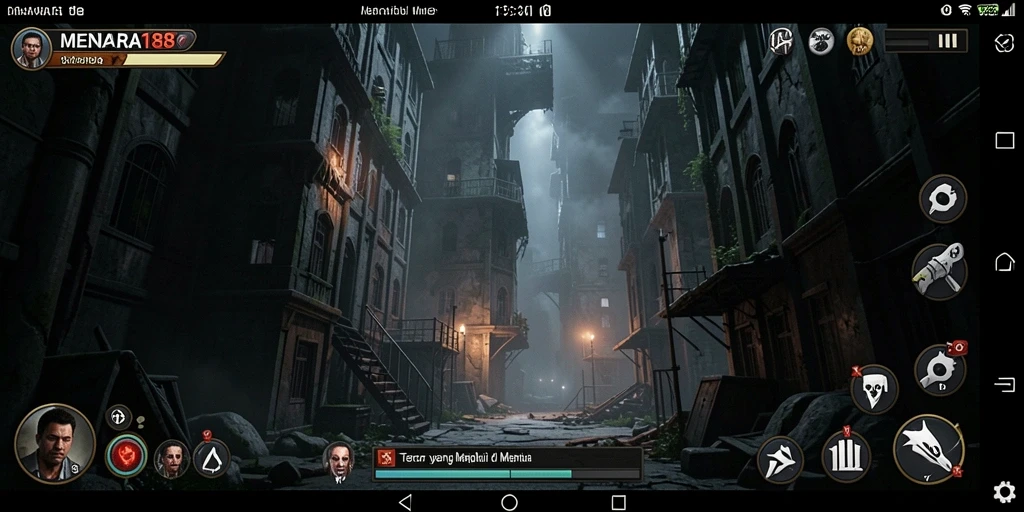 Tampak menakutkan dari gameplay mengeksplorasi kegelapan dalam MENARA188.