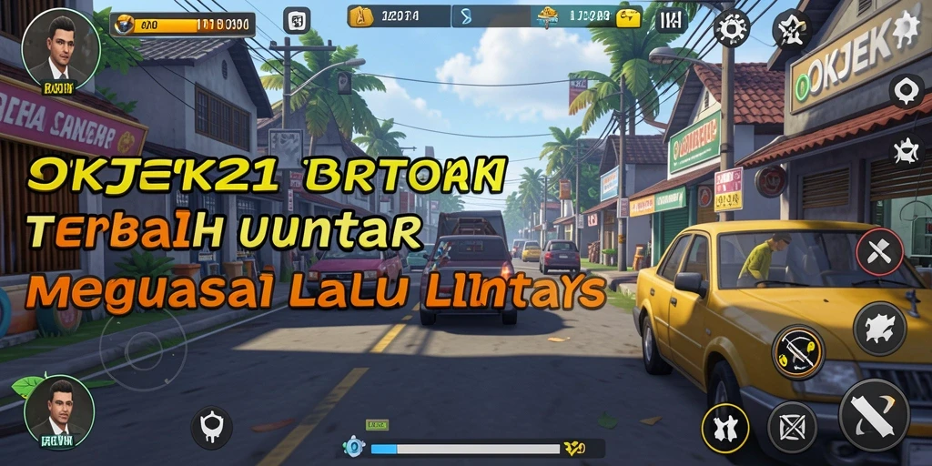 Tangkapan layar menunjukkan intensitas dan strategi di dalam gameplay OKJEK21.