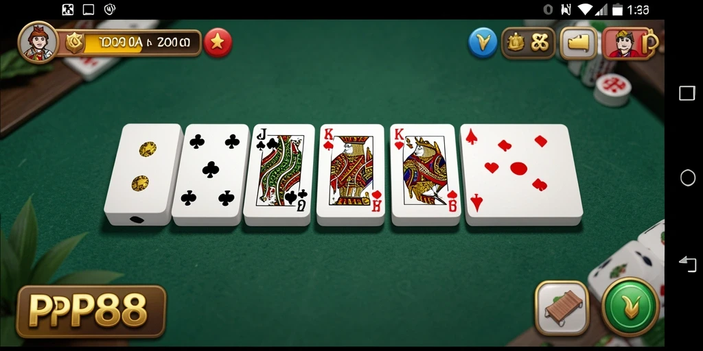 Screenshot gameplay PP88 menampilkan momen seru permainan Domino.